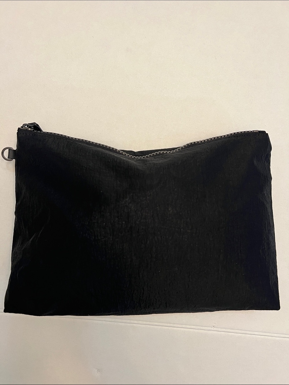 VEE BLACK LUXURY TRAVEL DURABLE ZIP TOP POUCH BAG